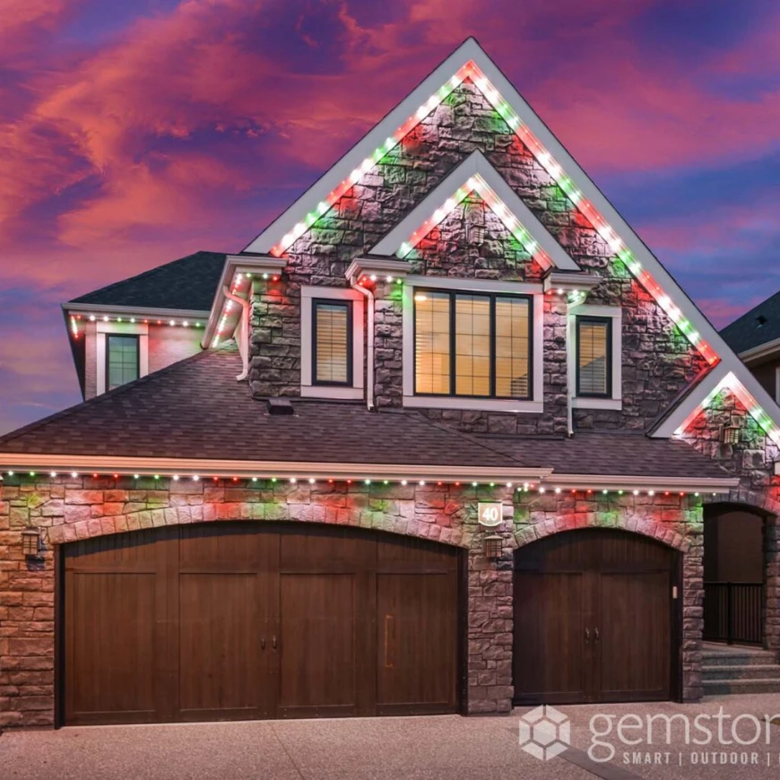 about alba lights gemstone-led-roofline-nyc-brownstone