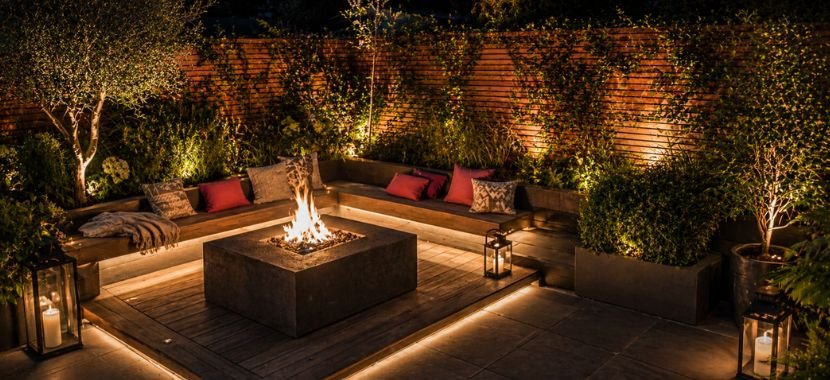Lighting for Deck Plants and Landscaping
