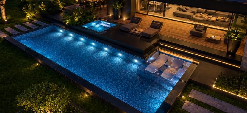 Pool Lights for Poolside Decks