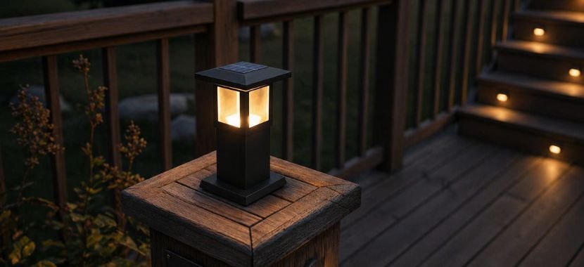 Solar-Powered Deck Lights for Eco-Friendly Illumination